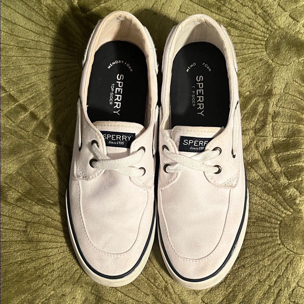 Sperry Women's White Canvas Sneakers